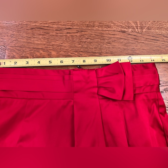 Forever 21 Red Satin like Skirt, Size M - Picture 8 of 12